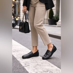 Vince Black Leather Loafers – Women’s 8.5 – Brand New w/ Dust Bag